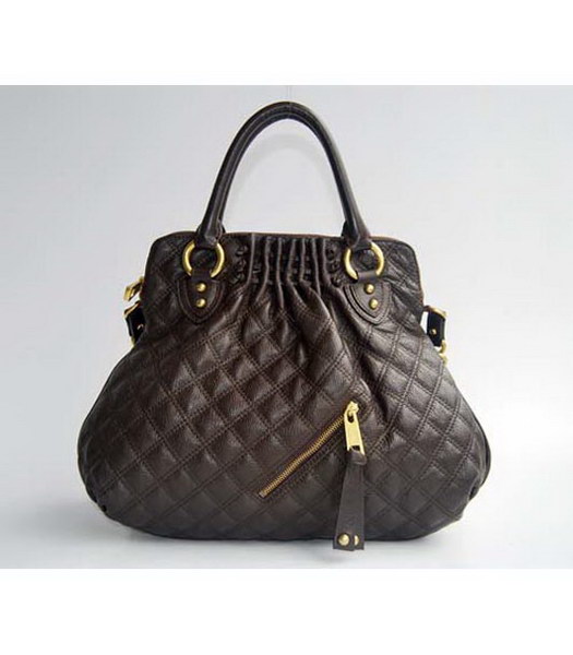 Cecilia Satchel_Dark Coffee Tumble